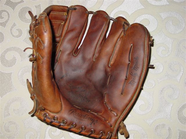 Mickey Mantle Rawlings MMP Front